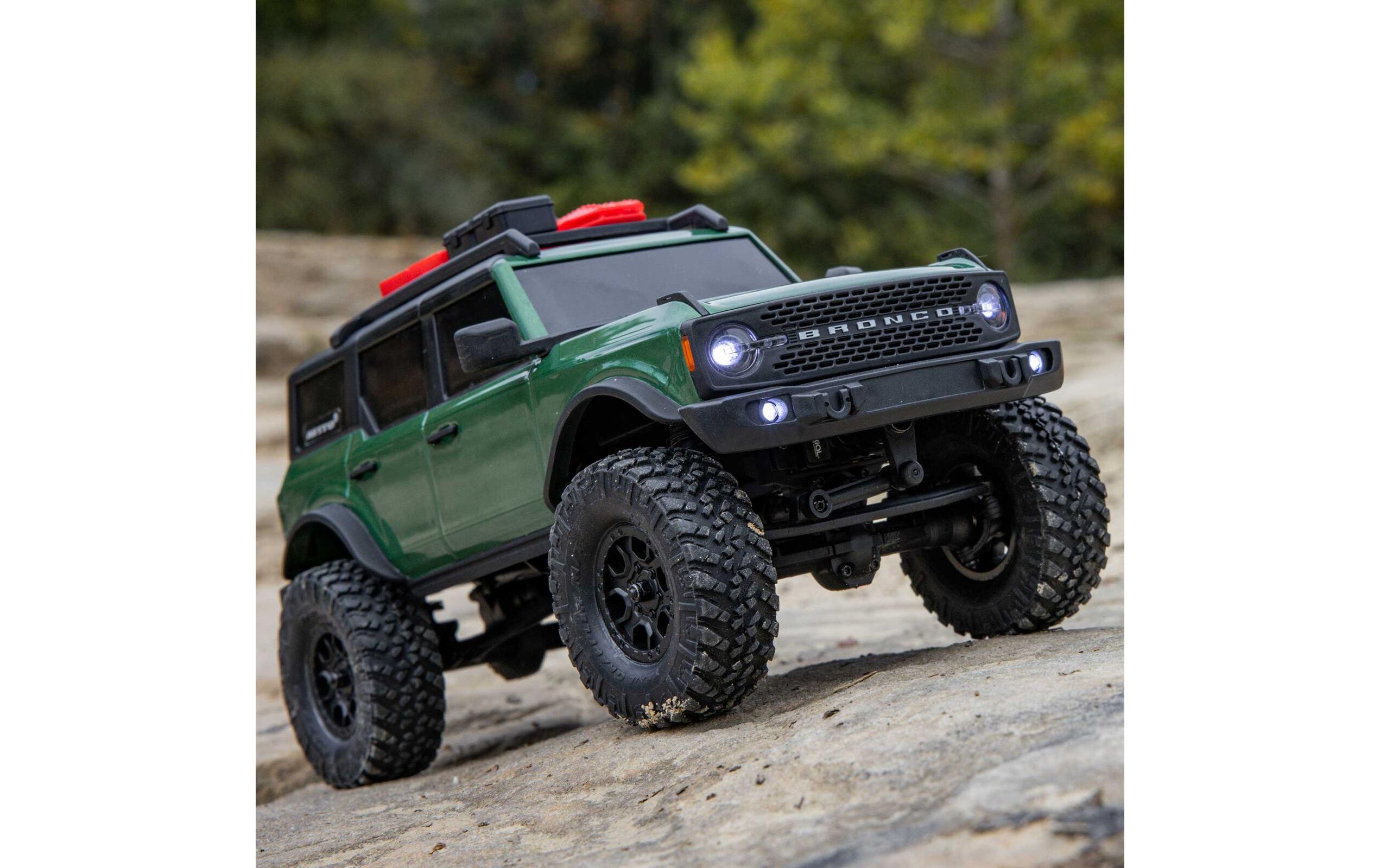 Rock Crawler SCX24 Ford Bronco, Grün RTR, 1:24<br>4 x 4 RTR Brushed Rock Crawler