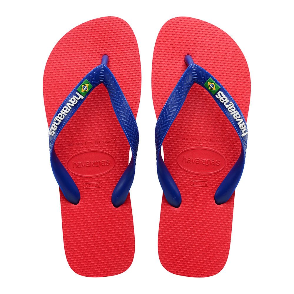 Havaianas BRASIL LOGO - Tongs ruby red/ruby red