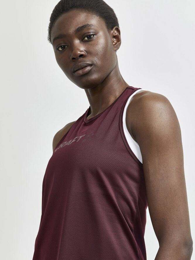 Craft Core Essence Mesh singlet Rød