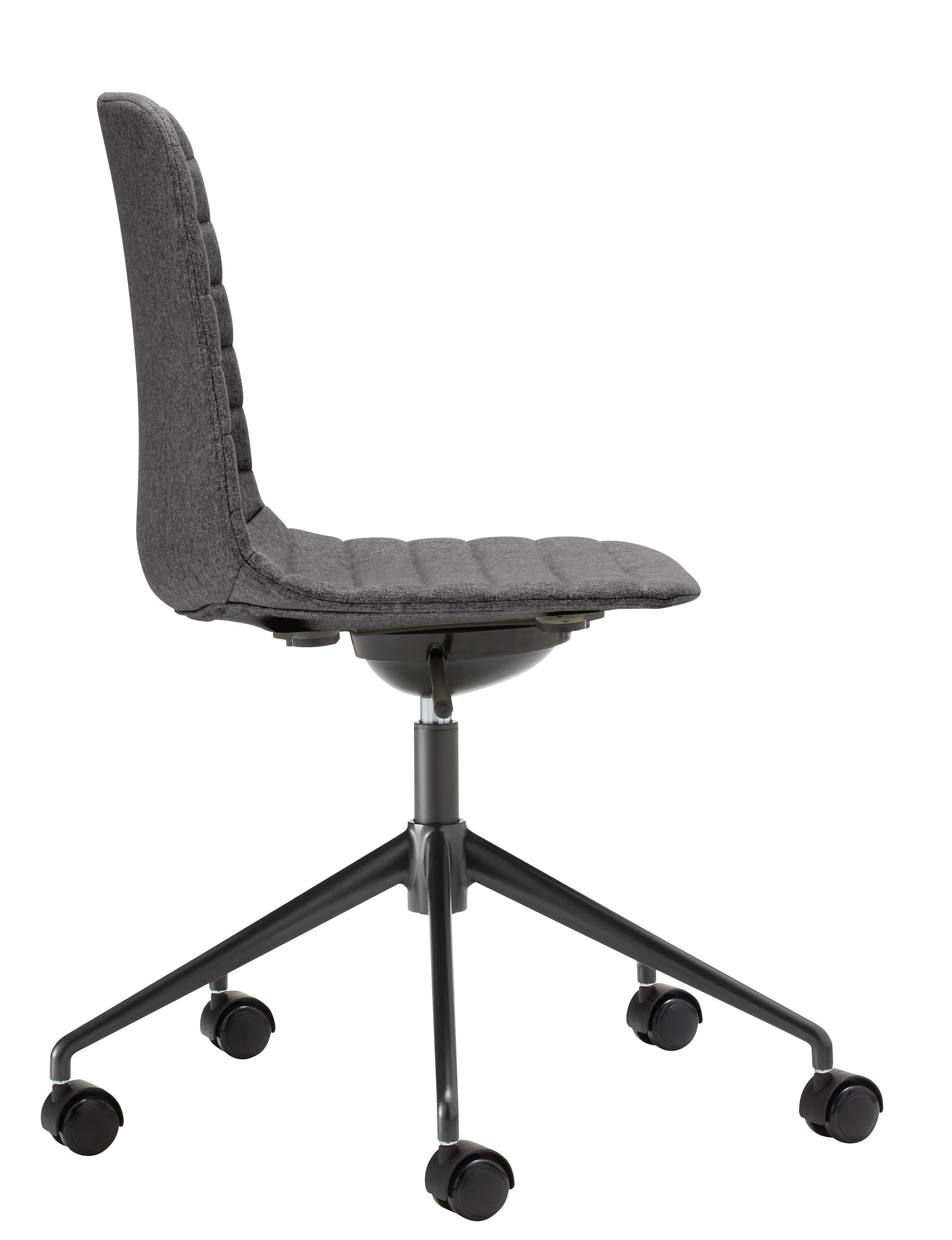 MUSK Bürostuhl - Dunkelgrau / B: 65.5 cm x T: 65.5 cm x H: 80.5 cm