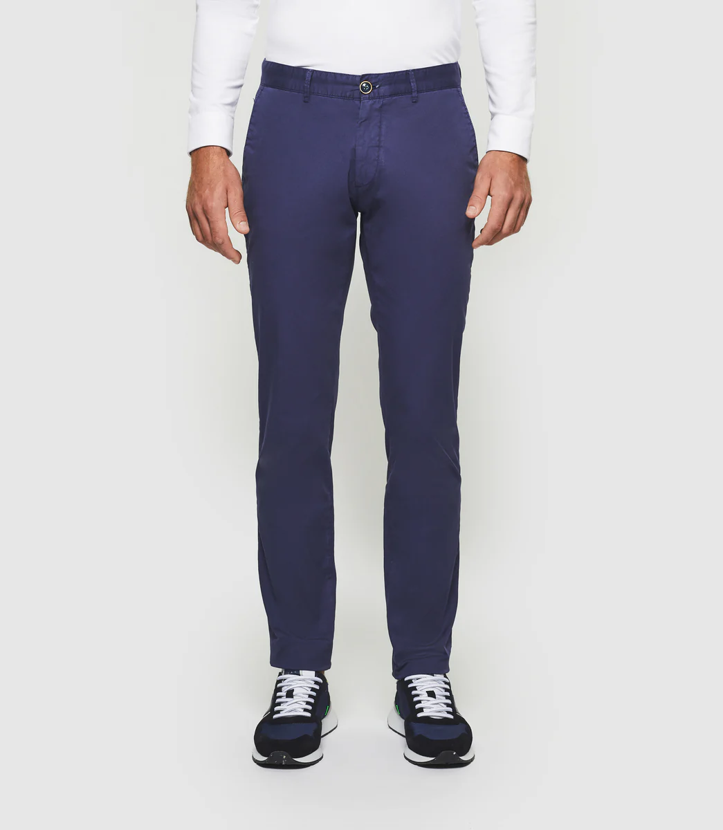 Pantalon slim marine 
