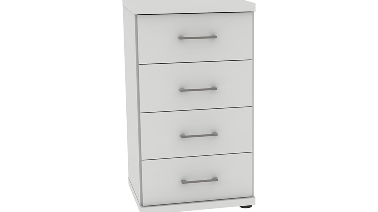 Commode Bienne met 4 laden alpine wit