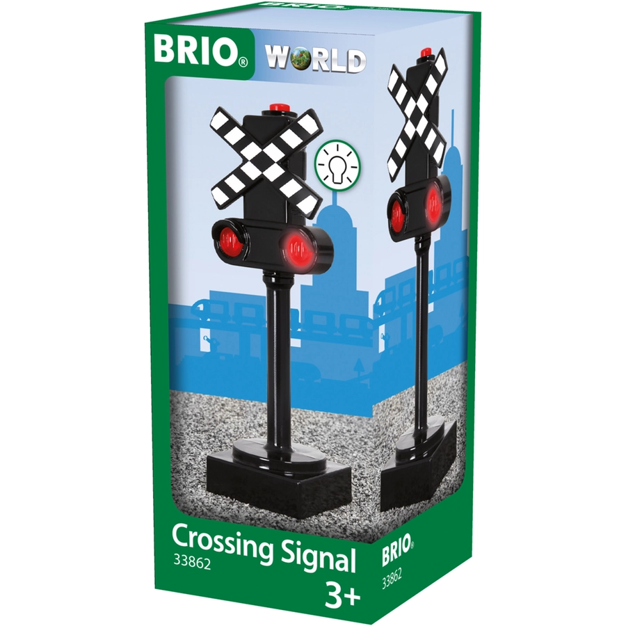 BRIO® WORLD Blinkendes Bahnsignal 33862