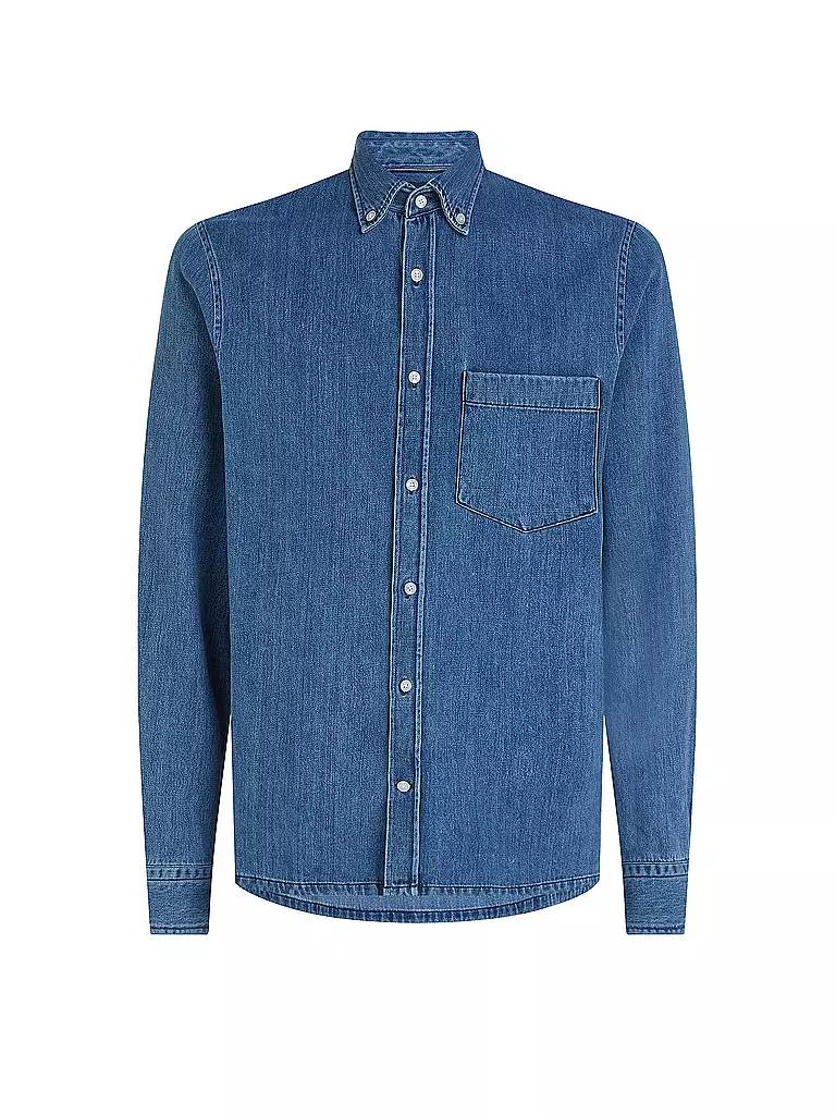 TOMMY HILFIGER Jeanshemd blau
