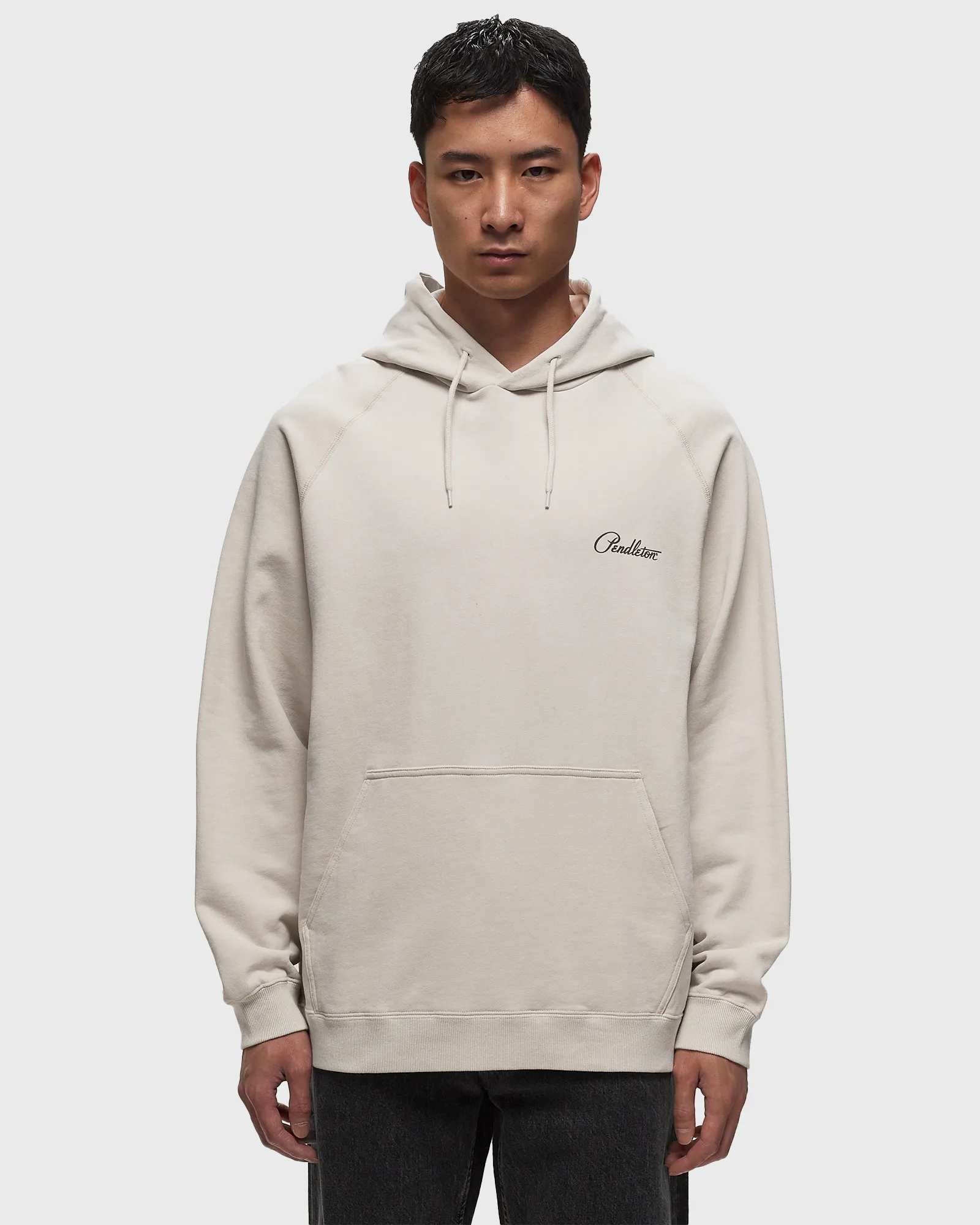 Pendleton BACK PRINT SWEAT HOODIE IVORY HARDING