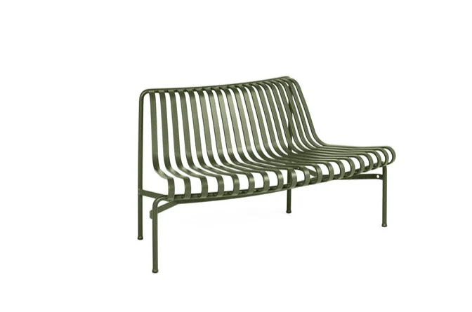 HAY  Palissade Park Dining out-add-on havebænk - Olive