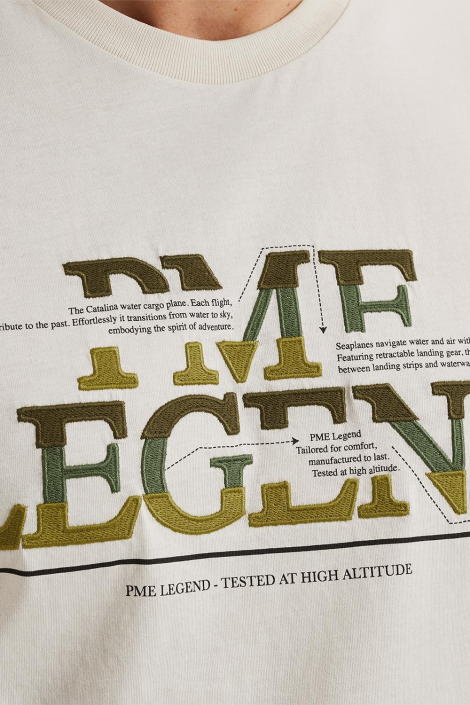 PME legend beige heren t-shirt
