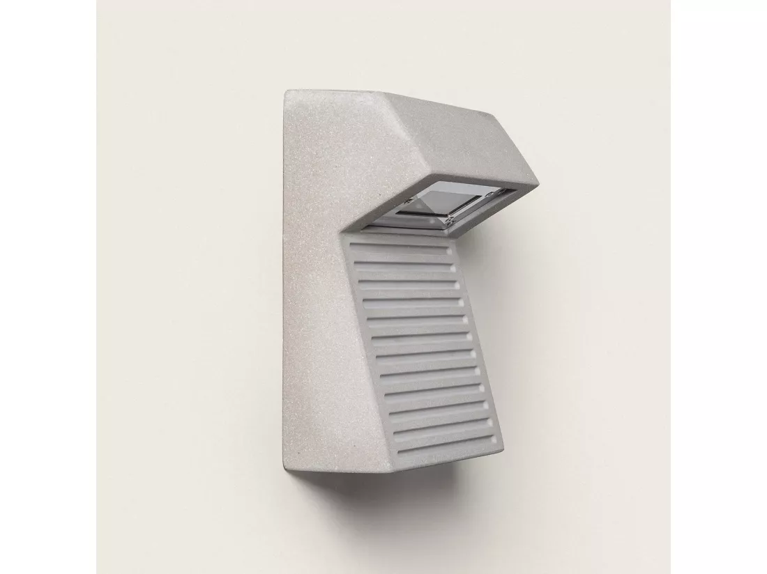Applique Murale Extérieure LED 8W Ciment Sealy Gris Pierre