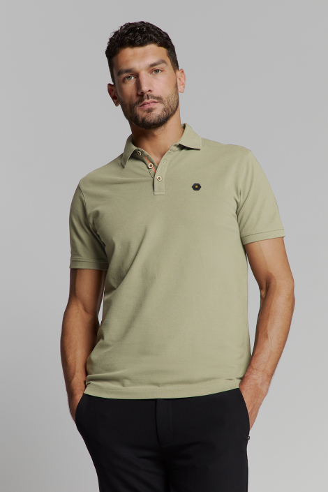 NO-EXCESS groene heren polo