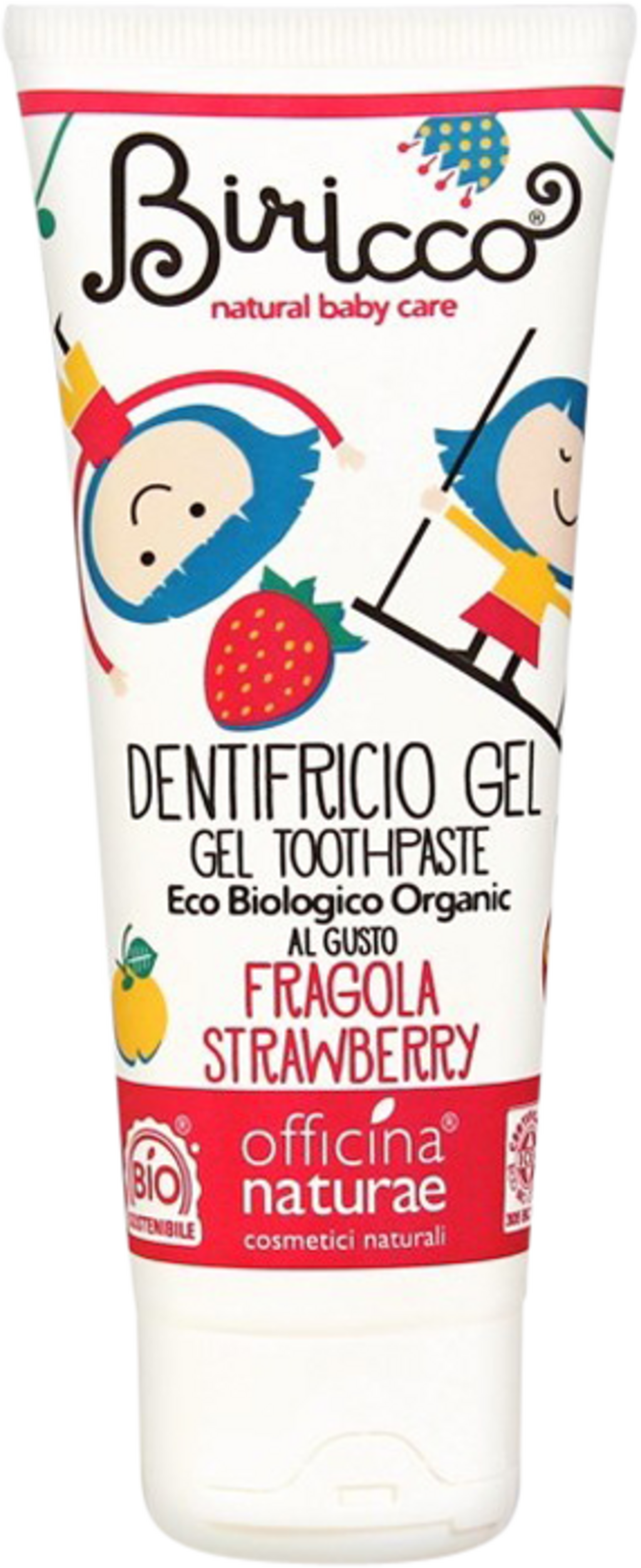 Officina Naturae  Kinder-Zahngel Erdbeere, 75 ml