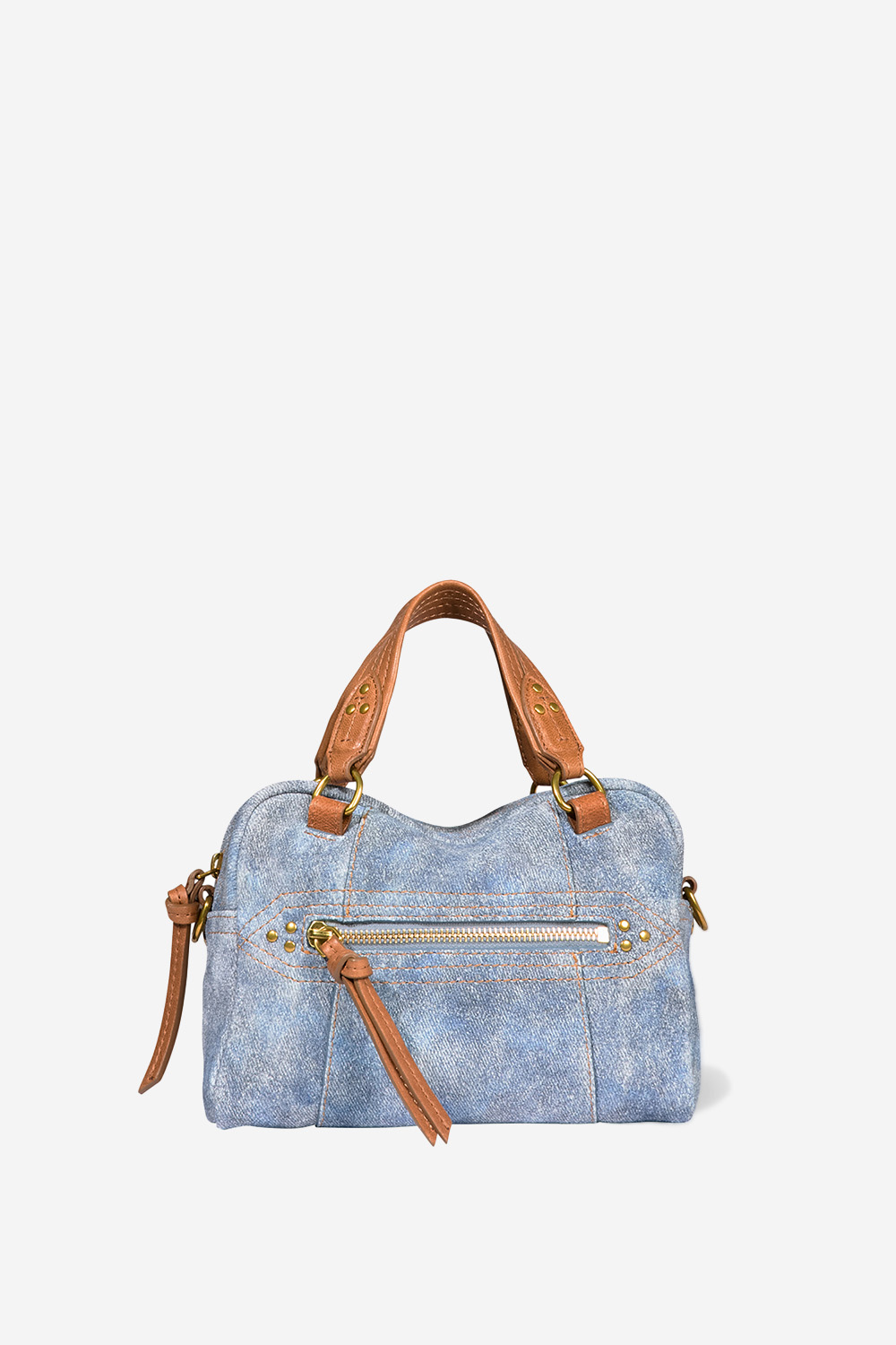 Lucky bowling mini suede crossbody