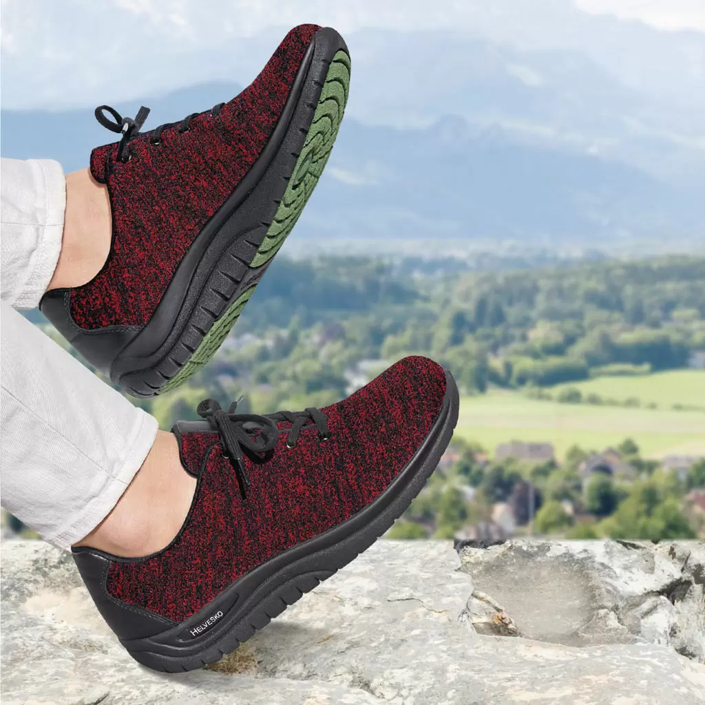 DAMEN - Schnürschuh KAETE rot