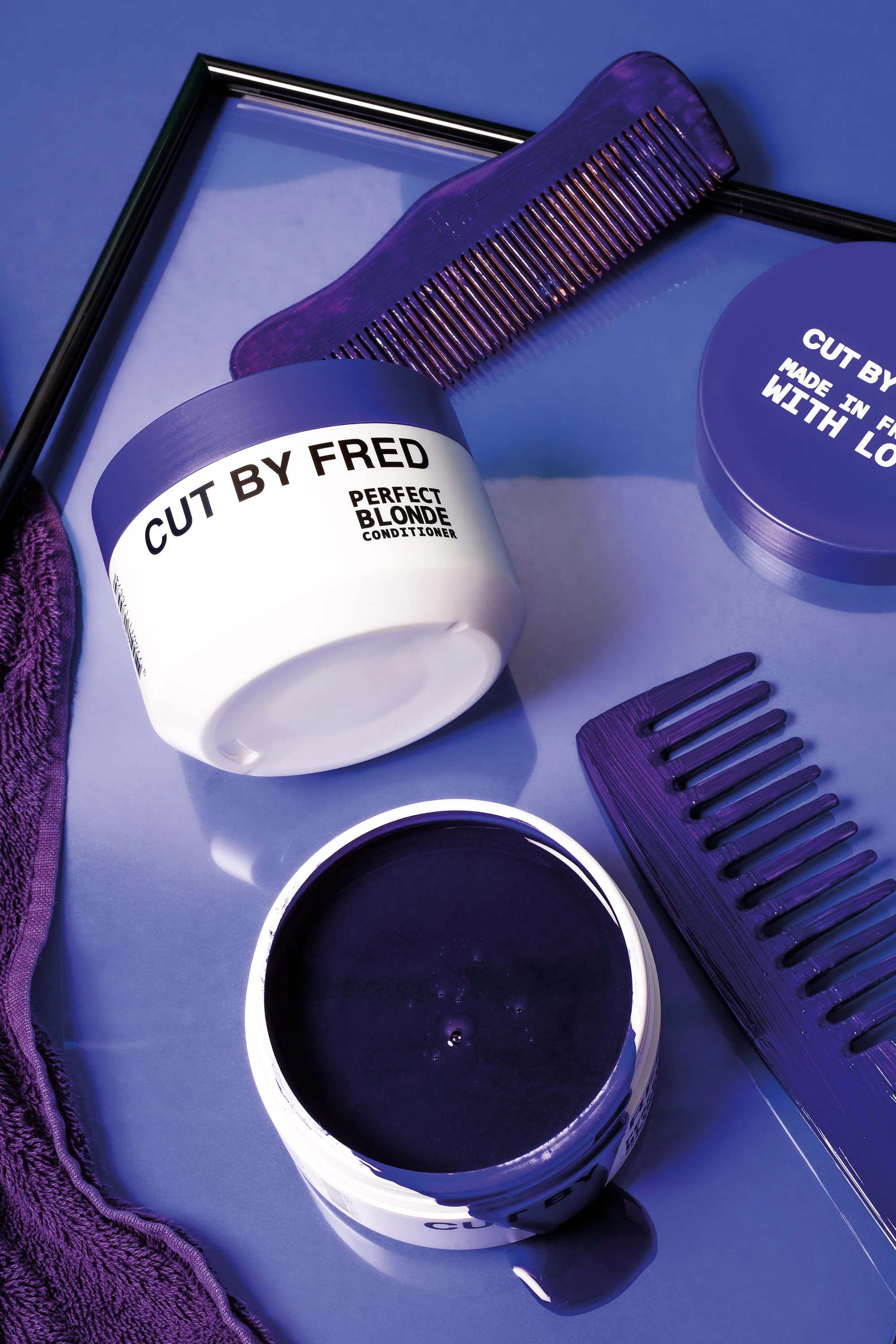 Cut by Fred Après-shampoing déjaunisseur cheveux blonds à blancs Perfect Blond-400 ml
