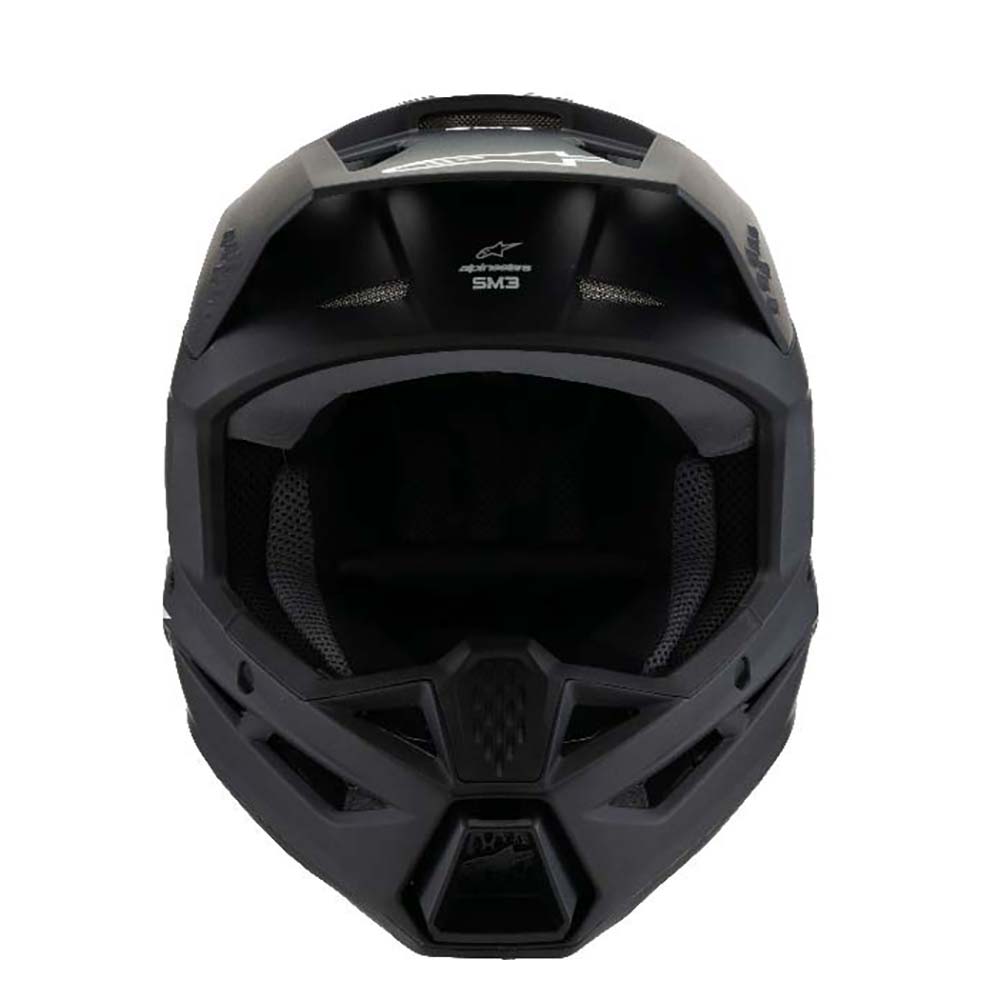 Alpinestars - Casque enfant Youth S-M3 Solid Noir Mat