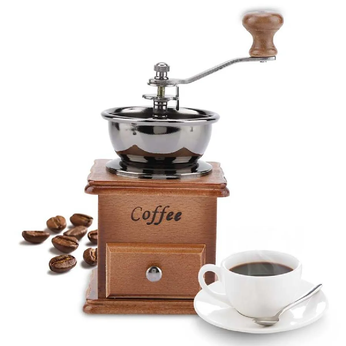 Moulin à café électrique Universal - Bois