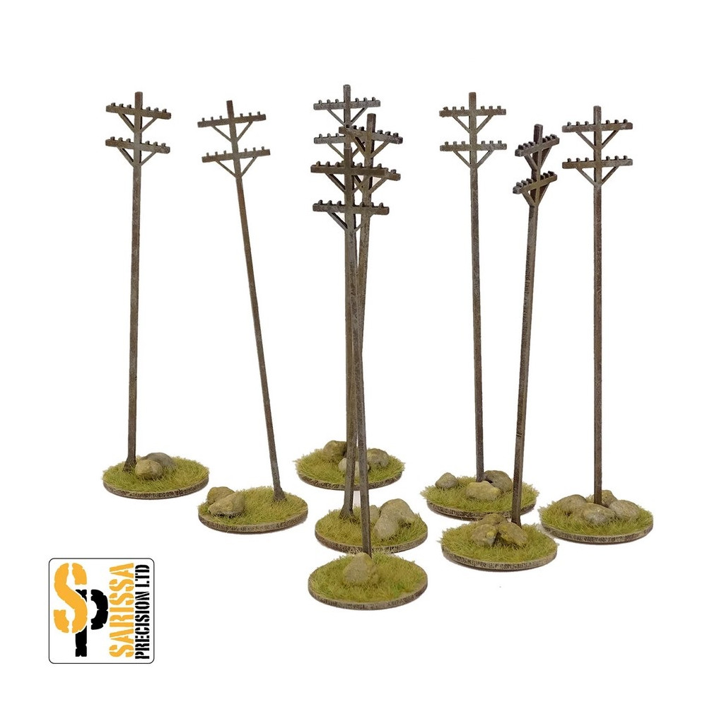 Old West Telegraph Pole Set