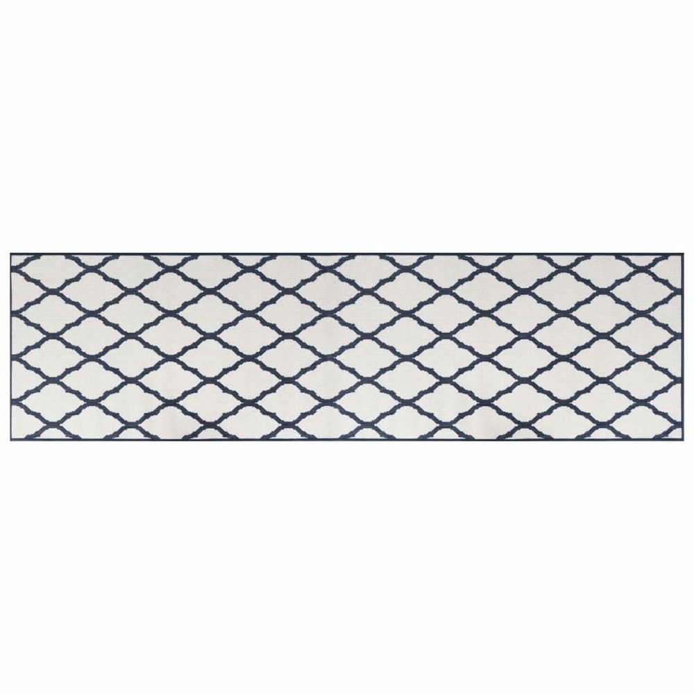 Tapis d'extérieur 80x250 cm design réversible