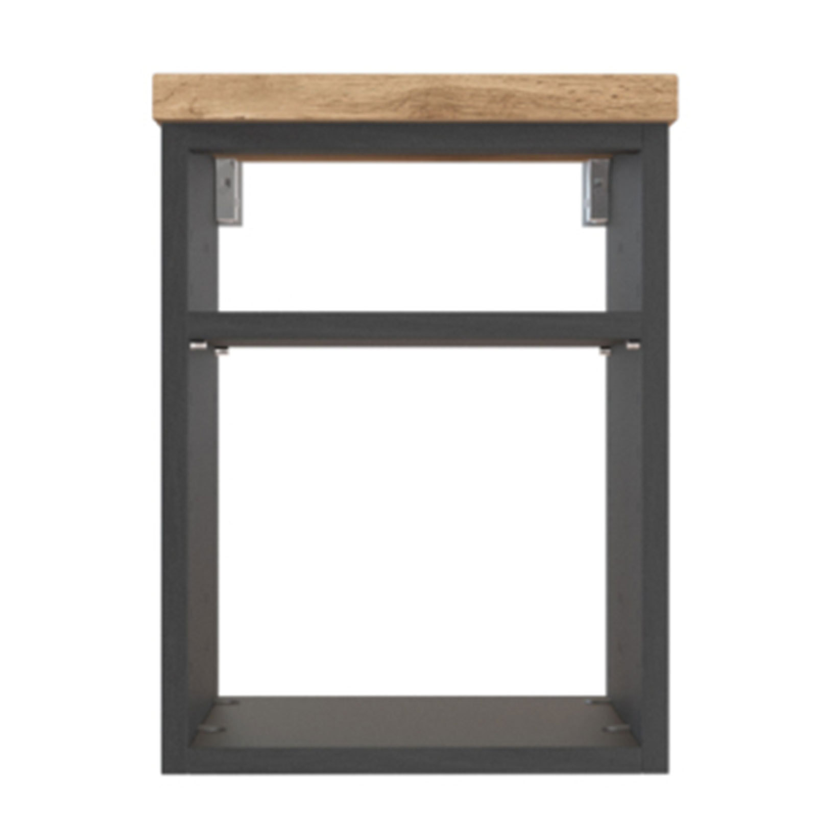 Regal DAVOS - graphitgrau - 30 cm breit
