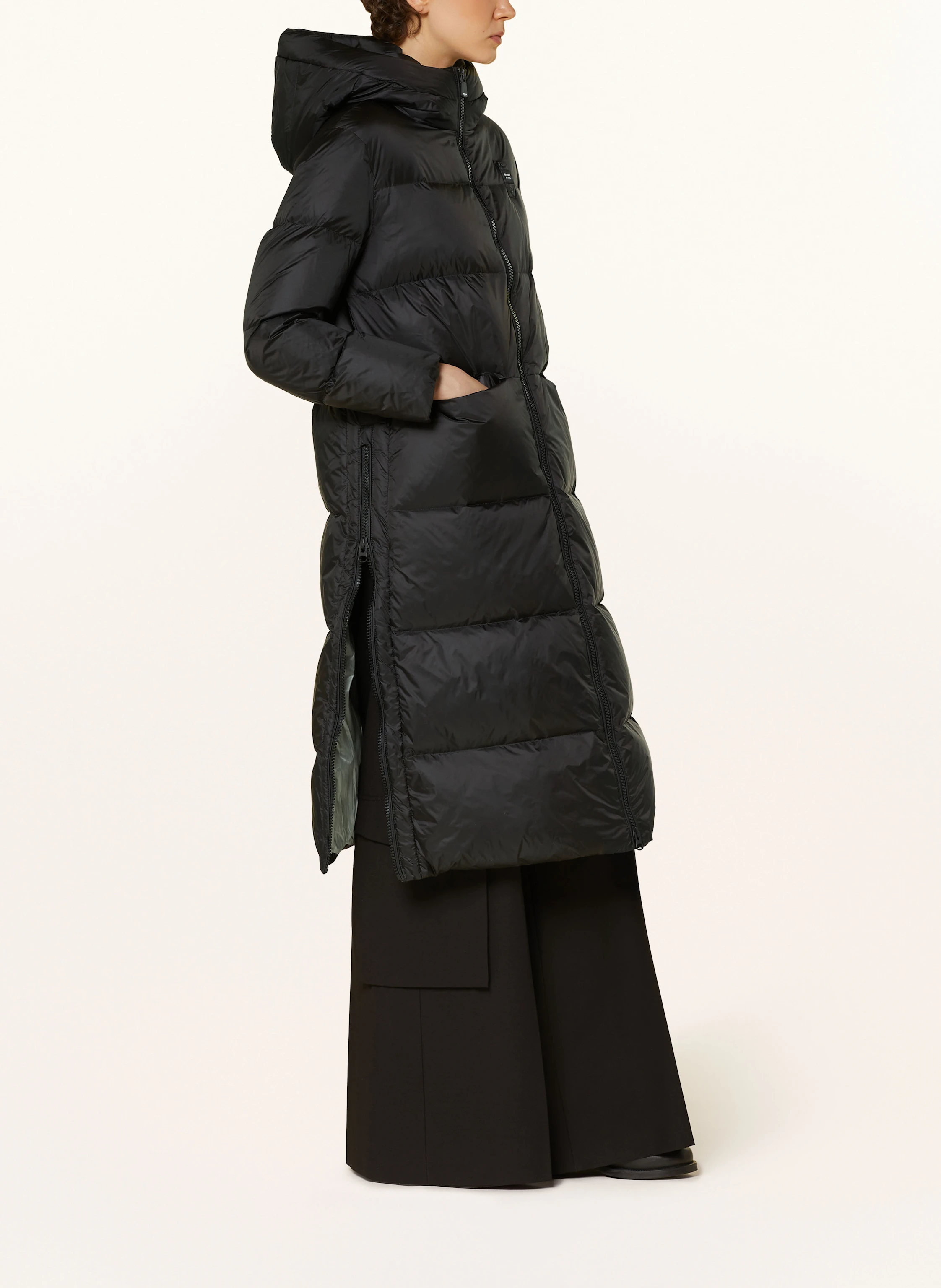 Blauer Daunenmantel CELIA