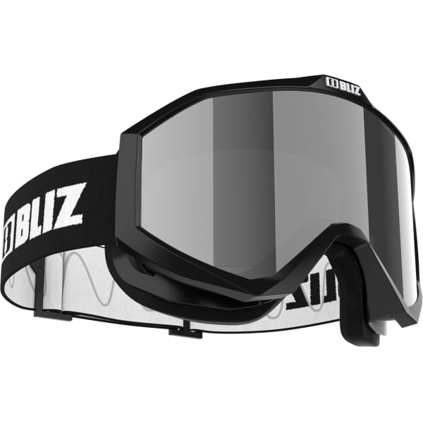 Masque de ski BLIZ LINER JR BLACK-WHITE LOGO/BROWN SILVER MIRROR