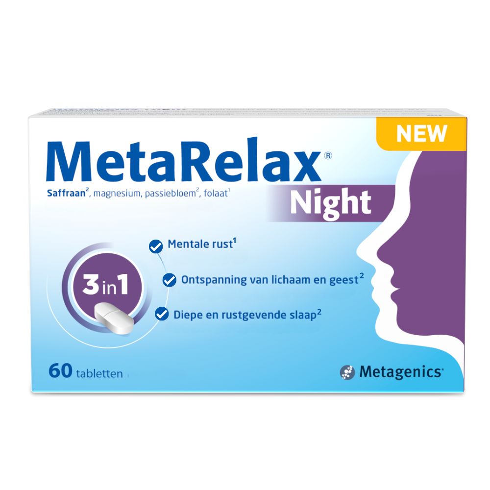 Metagenics MetaRelax Night (60 tabletten)