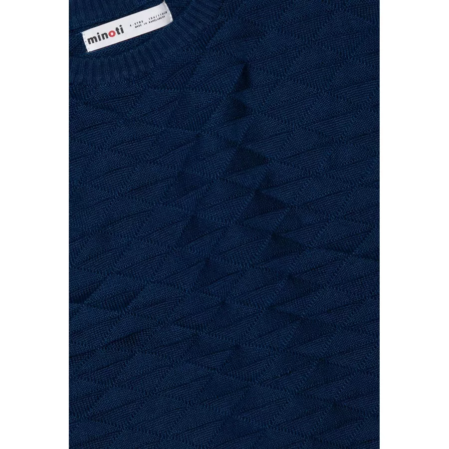 MINOTI Strickpullover Blau