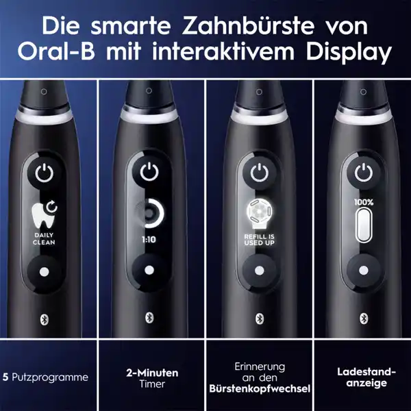 iO Series 6N Elektrische Zahnbürste Black Lava