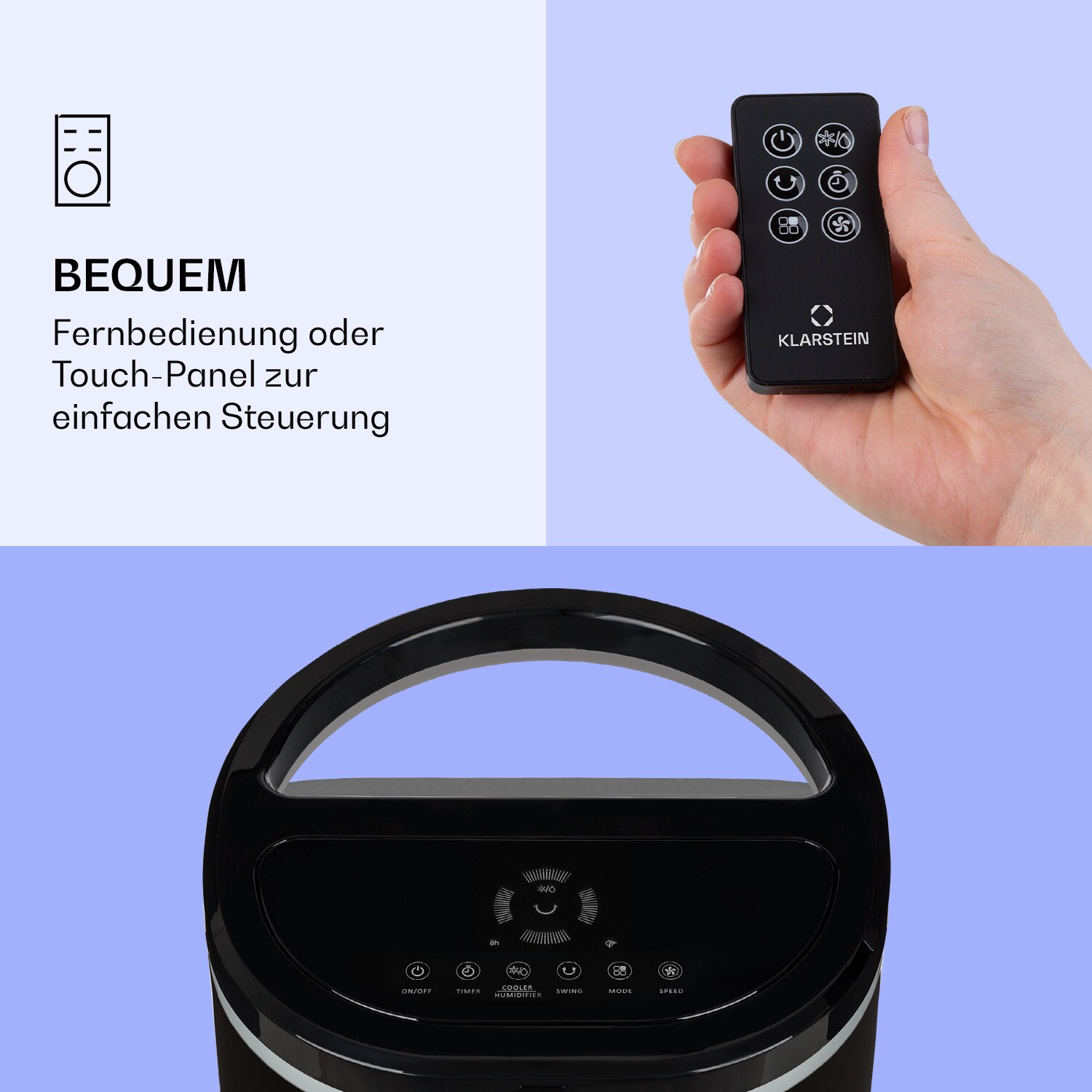 IceWind Plus Smart 4-in-1 Luftkühler Ventilator App-Steuerung