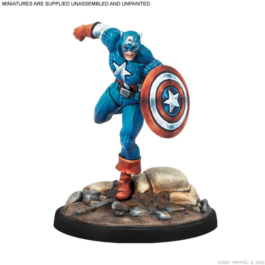 Marvel Crisis Protocol: Captain America & the Original Human Torch
