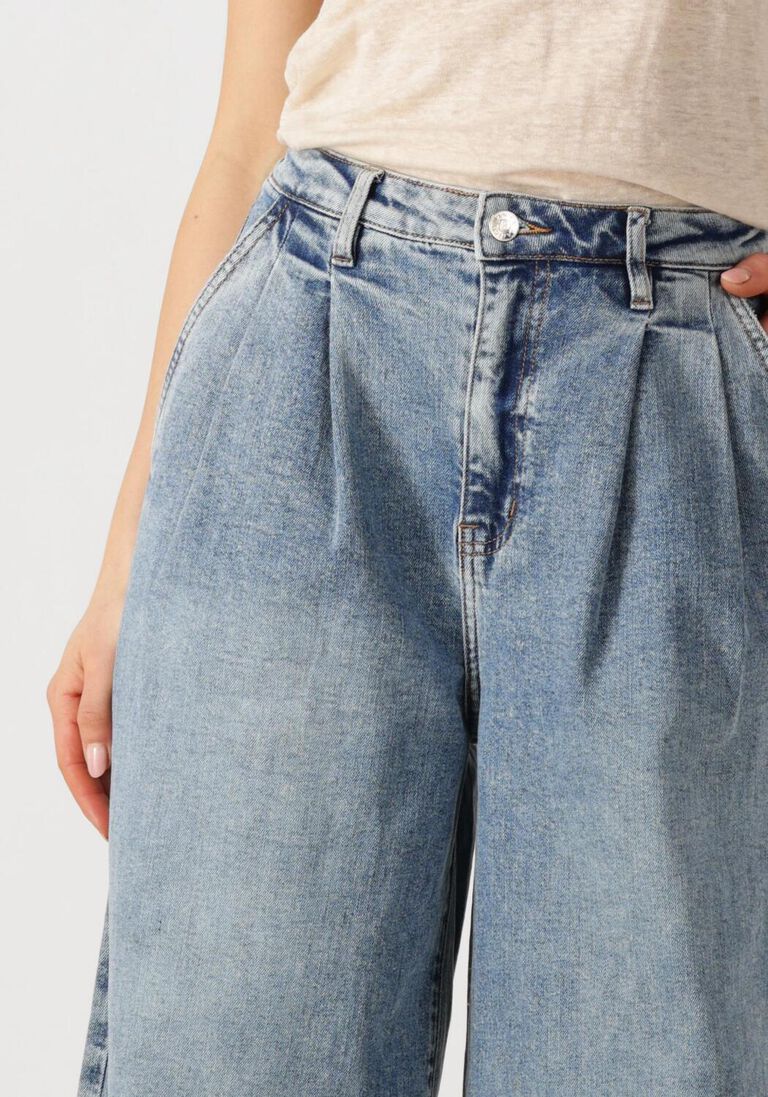 blauwe janice wide jeans dollar