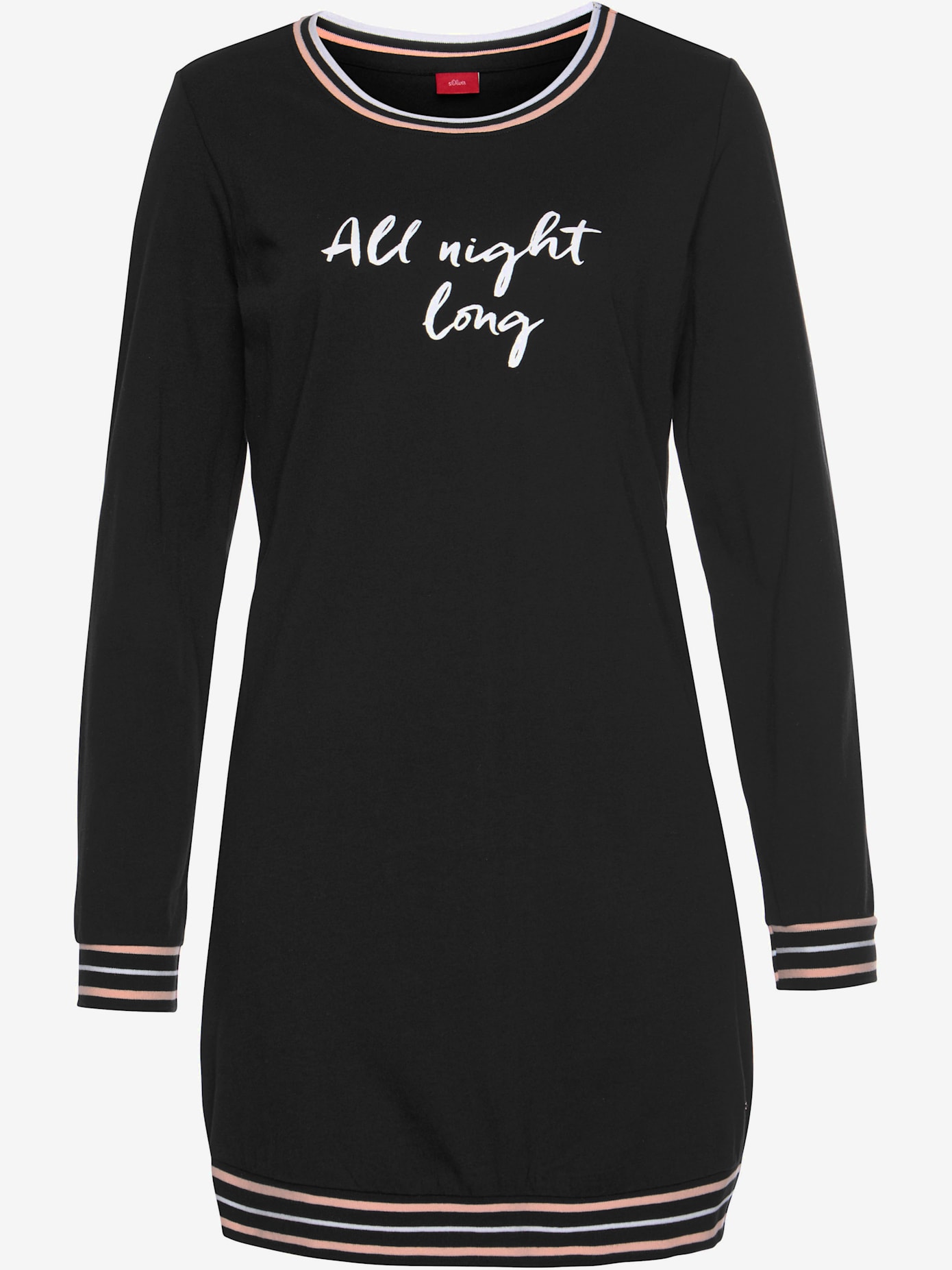 Chemise de nuit à encolure ronde