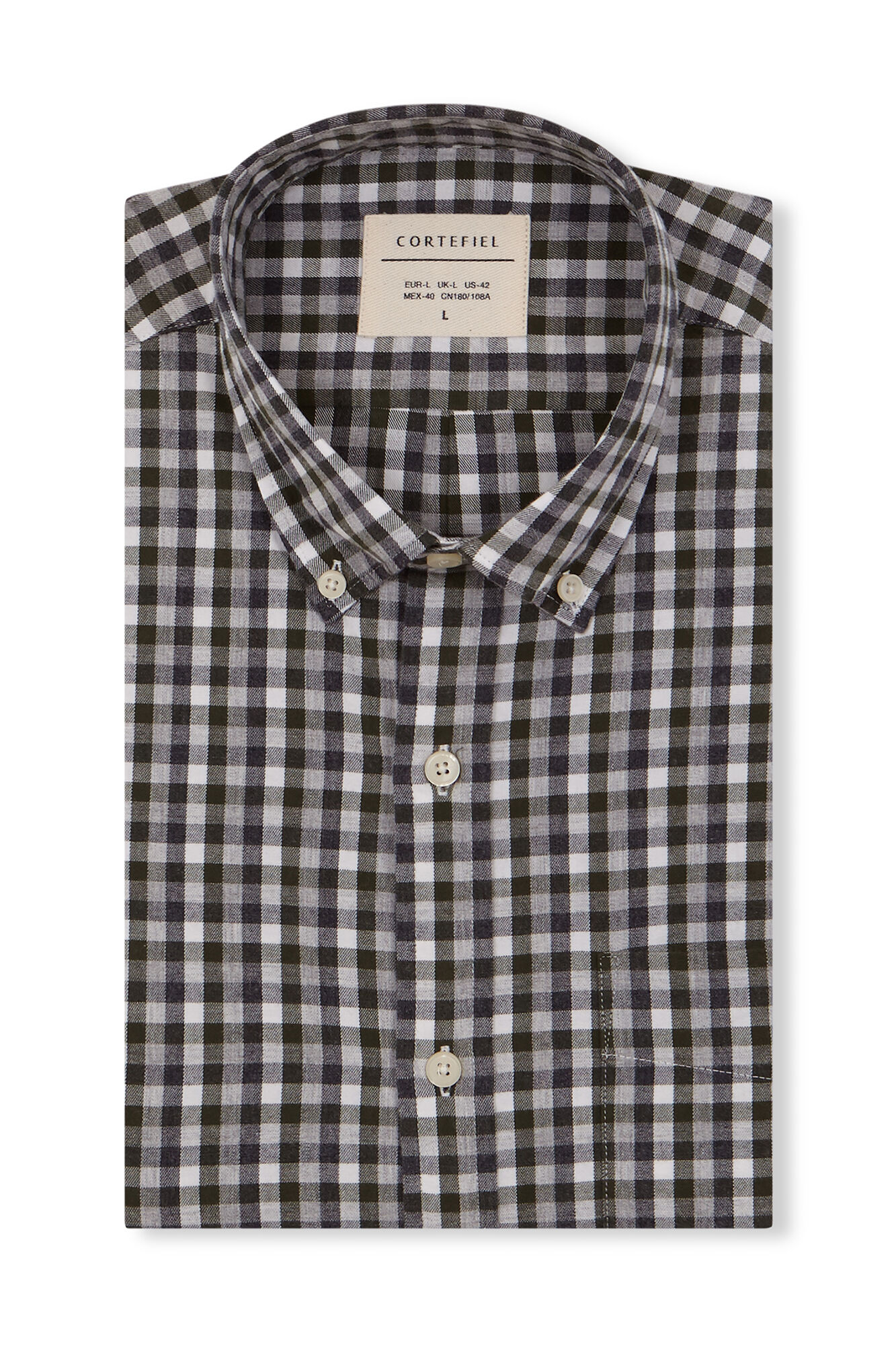 camisa de sarja xadrez