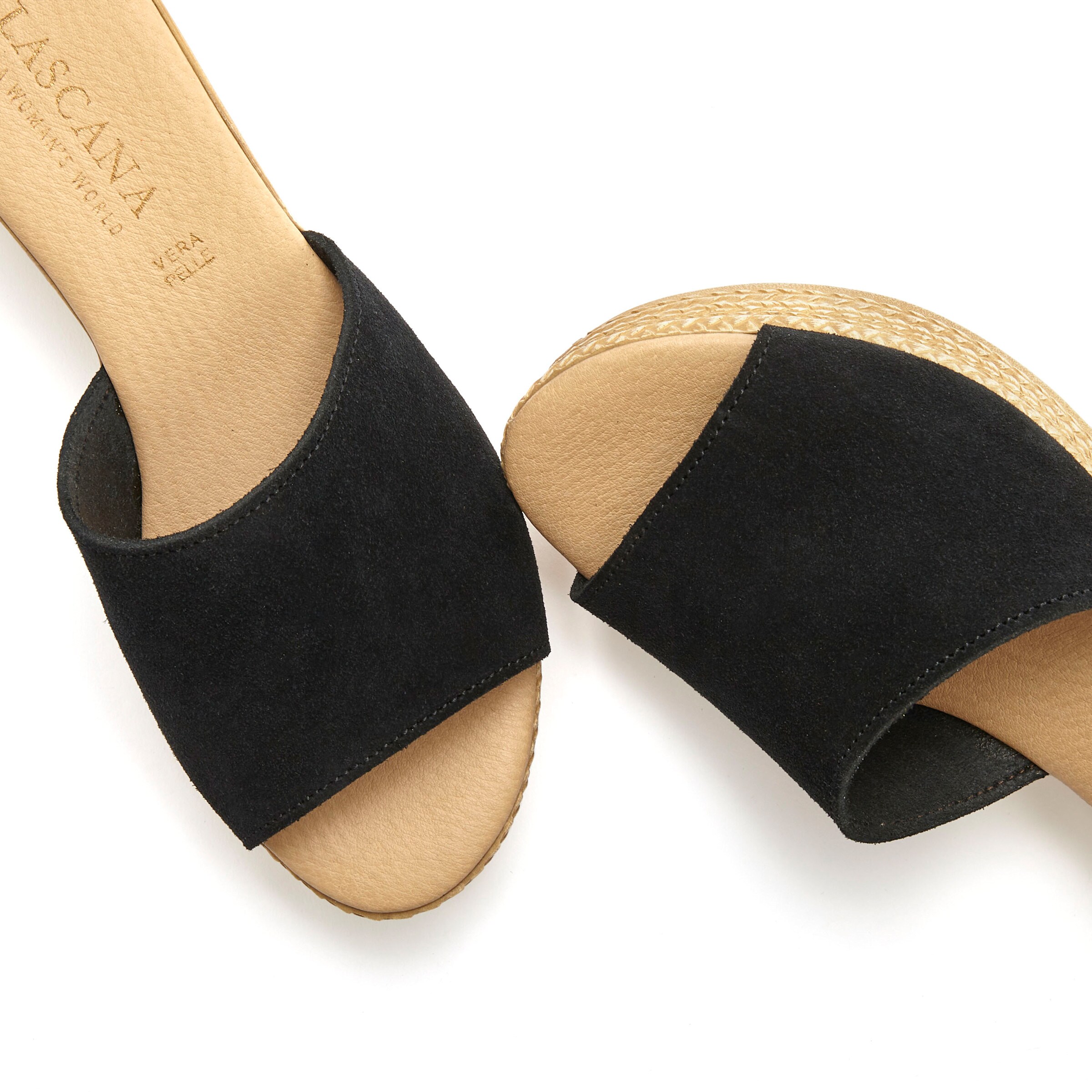 LASCANA Pantolette in schwarz