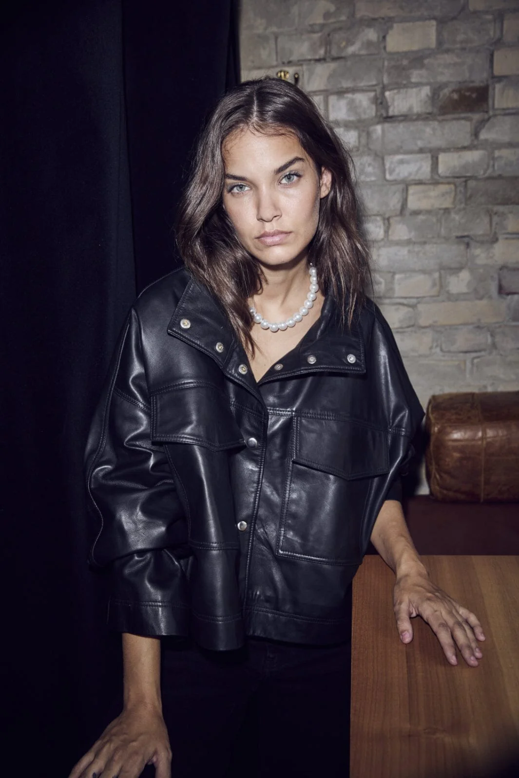 Co´Couture Phoebecc Leather Box Jacket 30260