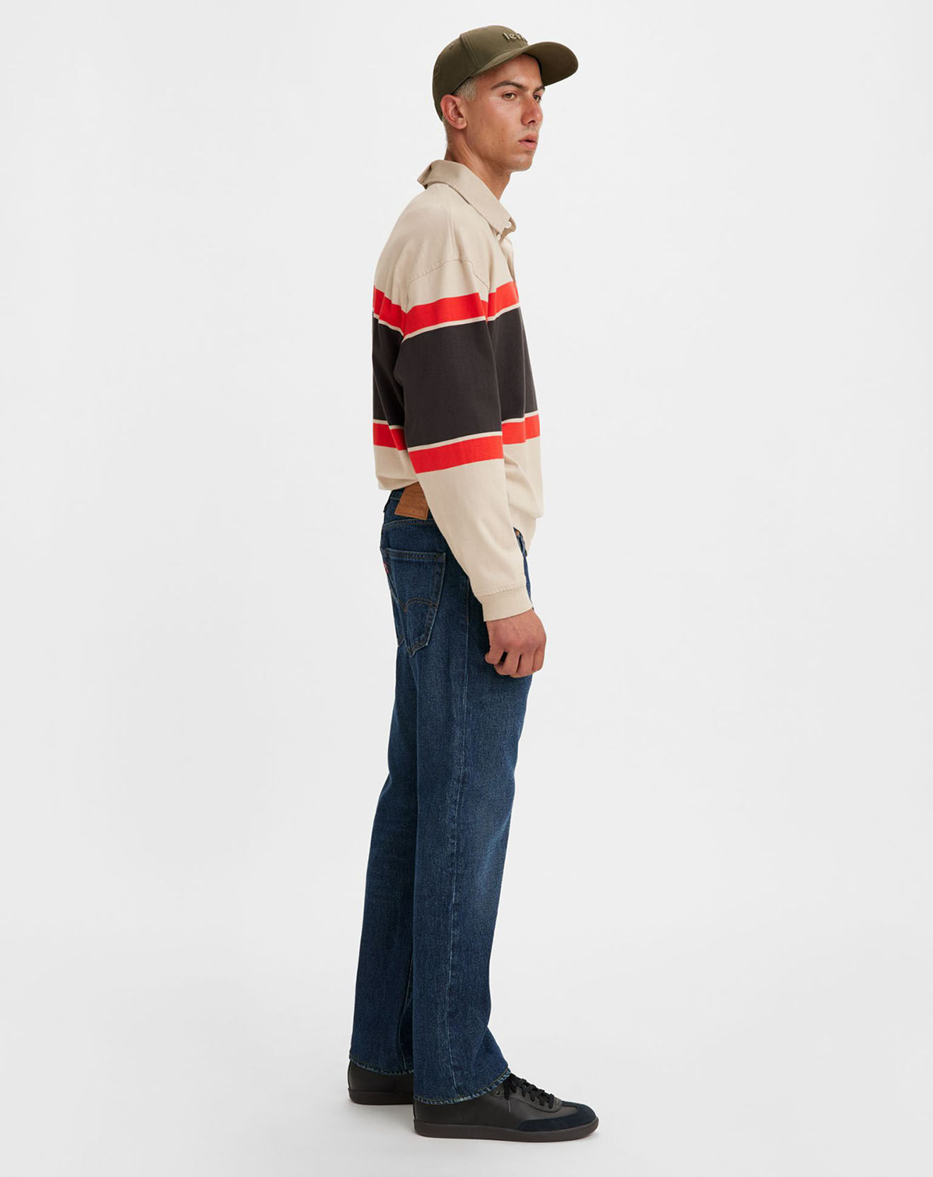 Levi's® Jean 551™ Z en Coton & Chanvre Authentic Straight bleu foncé
