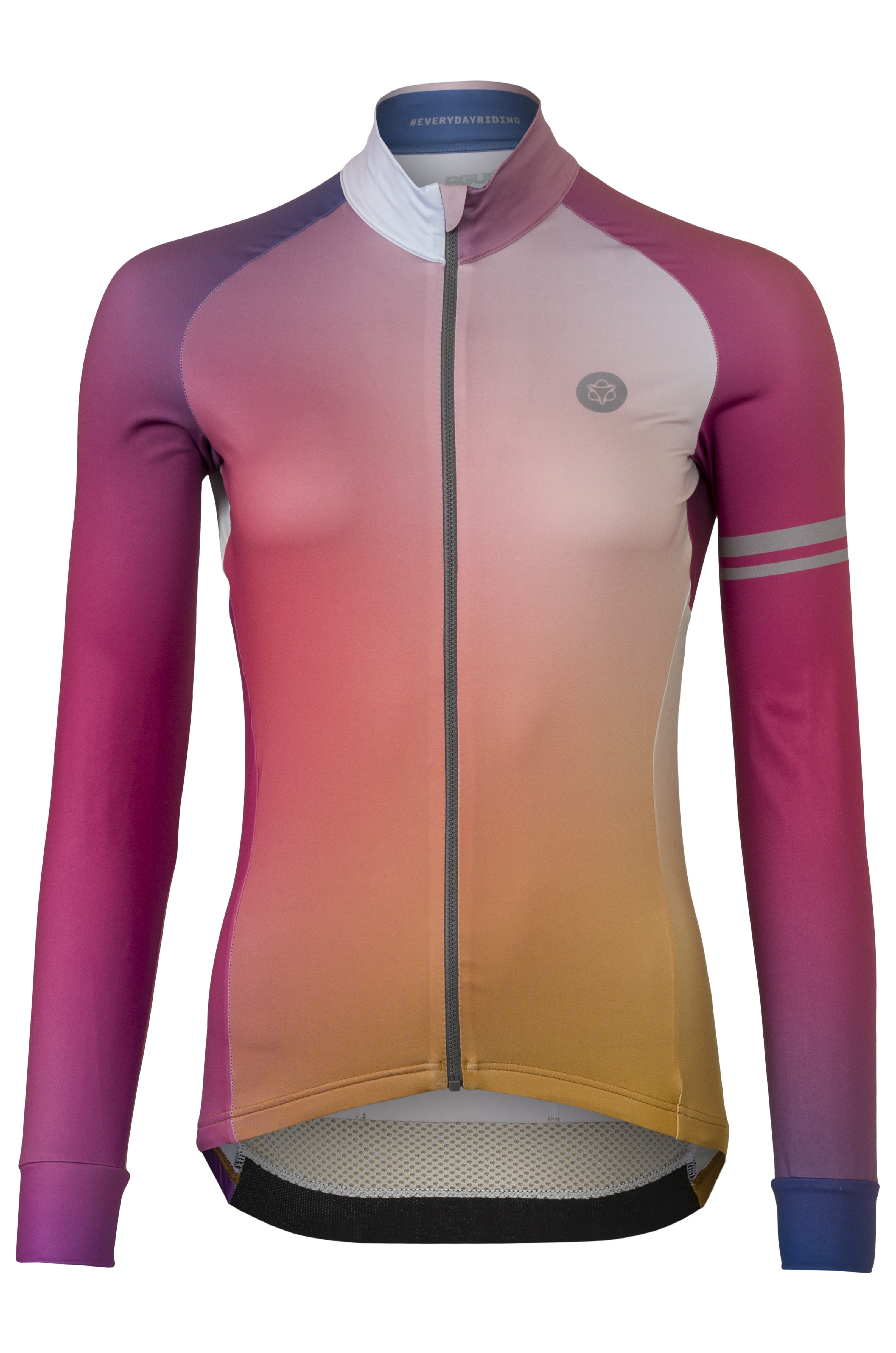 AGU Performance Gradient dames lange mouwen fietsshirt
