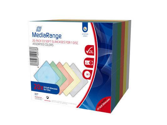 MediaRange Hülle CD / DVD Retail Pack CD/DVD Retail Pack 20er Slimcases