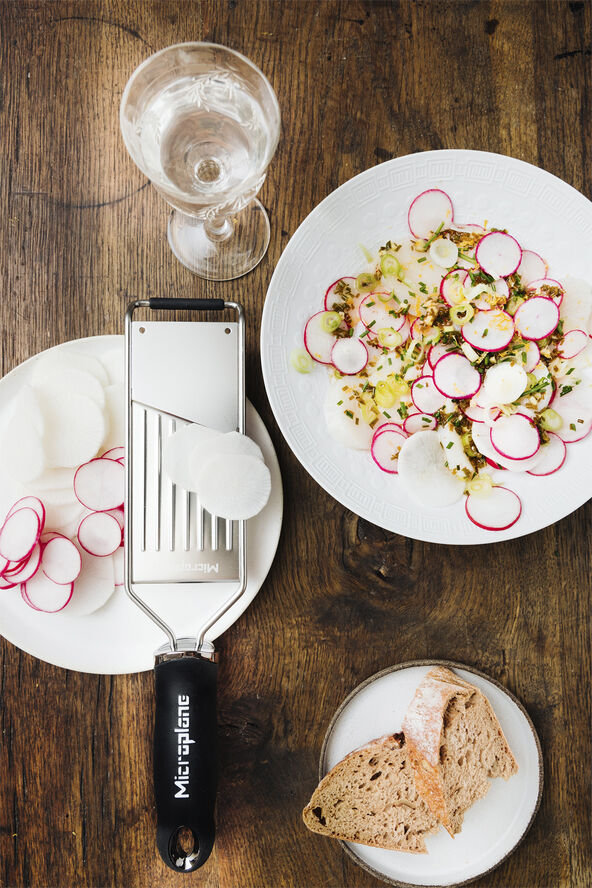 Microplane Gavesæt Microplane - Premium Zester   Gourmet Slicer   Skæreresistent Sort