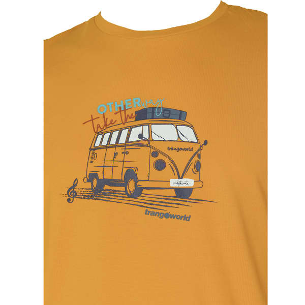 T-shirt randonnée TRANGOWORLD MOONLIGHT BRIGHT MARIGOLD