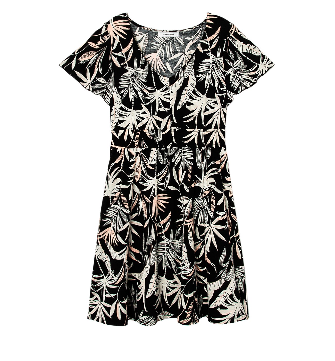 Robe imprimée Femme - Imprimé noir