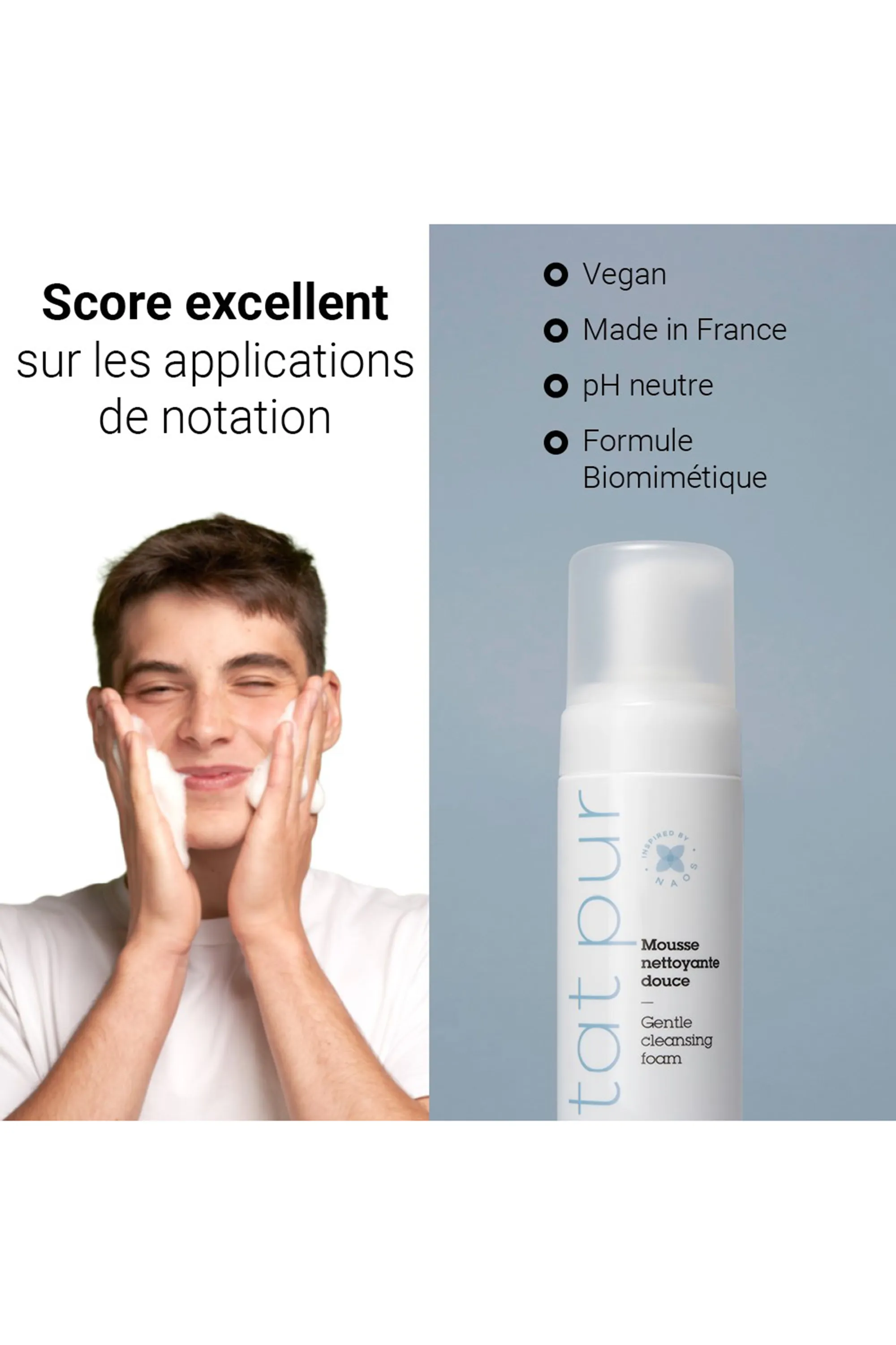 Etat Pur Mousse nettoyante visage-150 ml