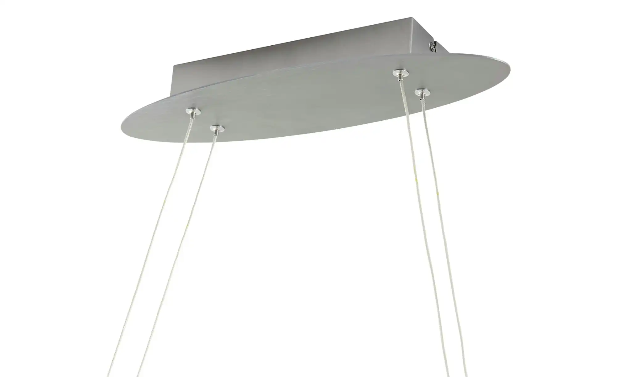 HELL-höllisch gutes Licht LED-Pendelleuchte, anthrazit/silberfarben, oval