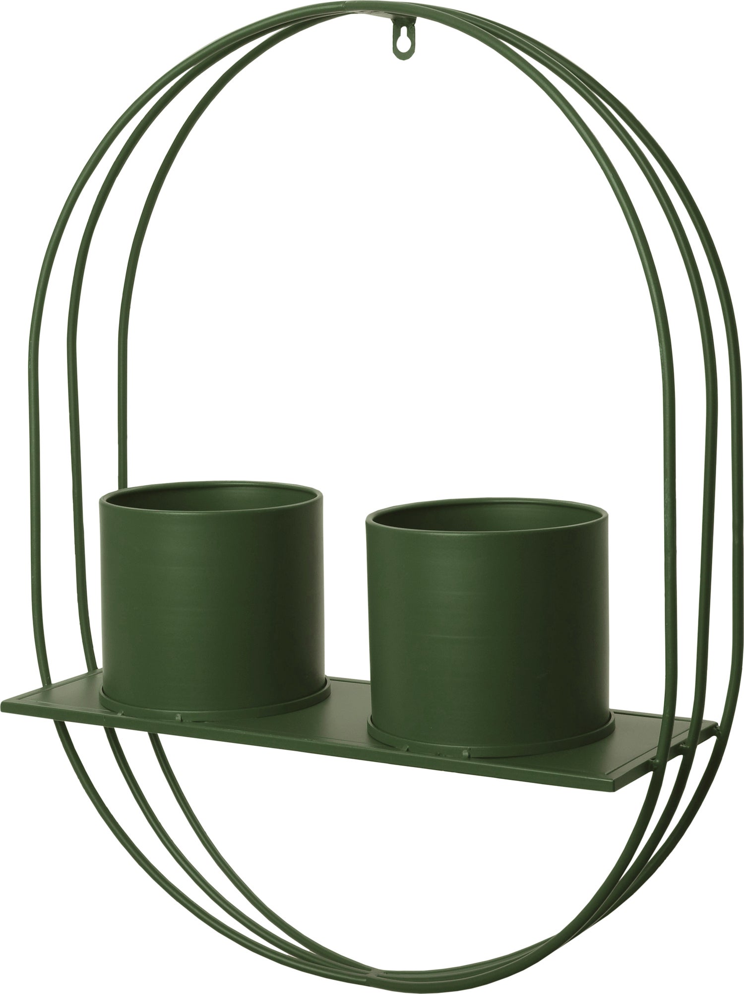 Intratuin tuinwandrek met potten Vila groen 46,5 x 15 x 61 cm