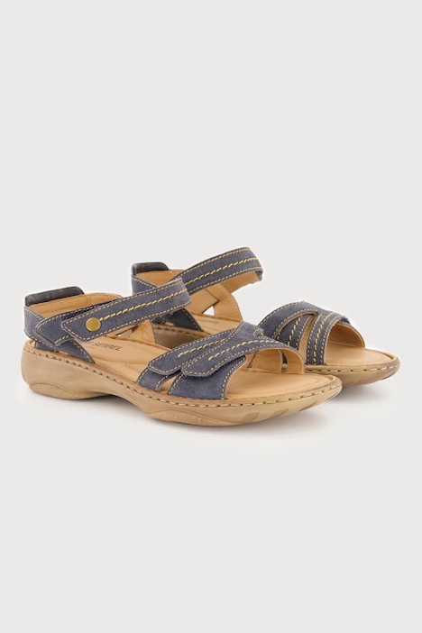 Leder-Sandaletten, Josef Seibel, Klettriegel, Weite H