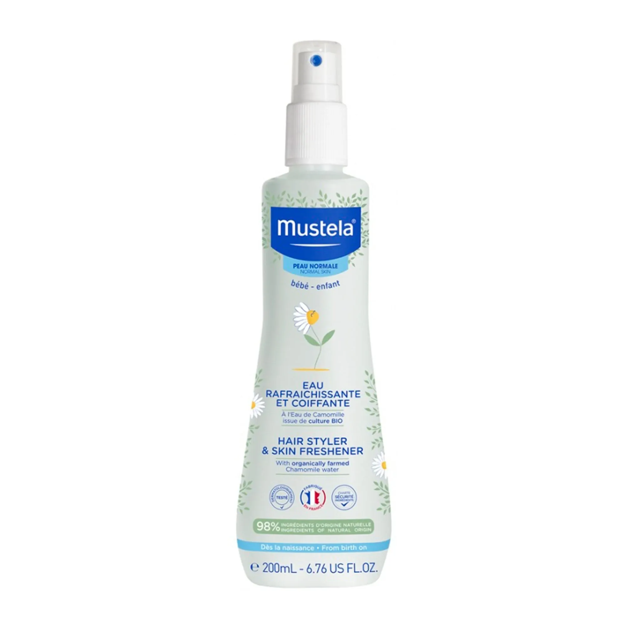 Mustela Eau Rafraichissante et Coiffante pour Bébé
