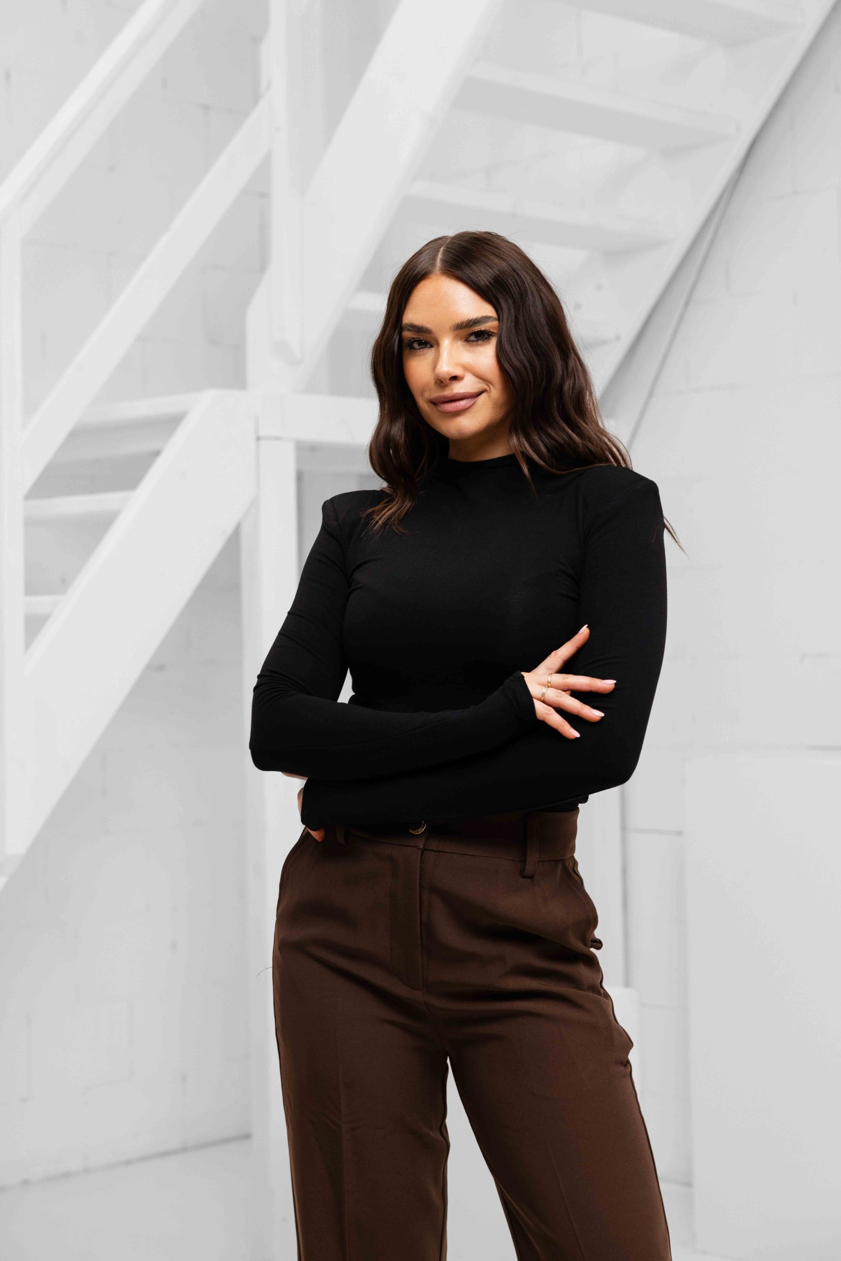 Unique The Label Isa Bodysuit Dames Zwart