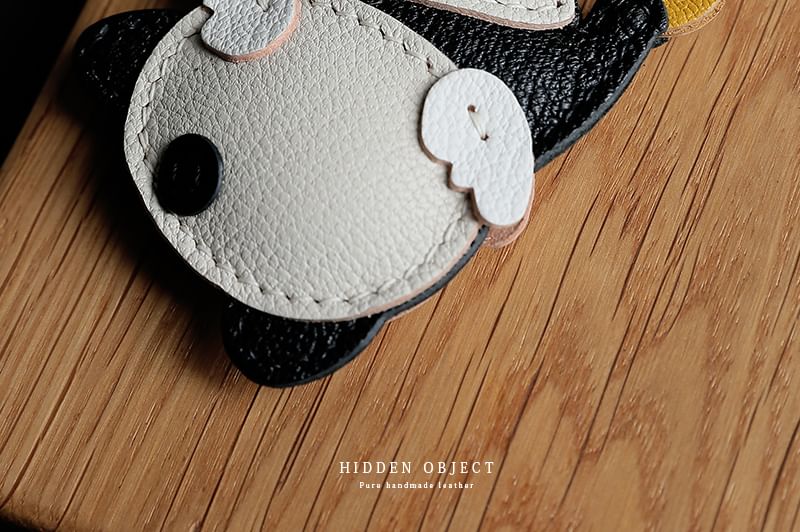 Masoom - Panda Maan / Ster Echt Leren Tashanger Sleutelhanger / DIY Kit (Verschillende Ontwerpen)