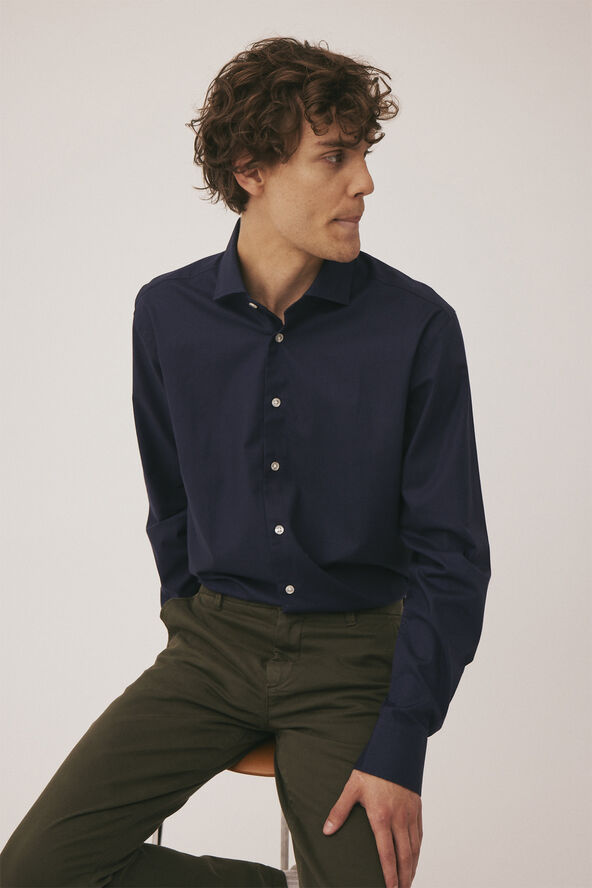 Magasin du Nord Collection Andreas easy-care shirt 1 G Navy blazer