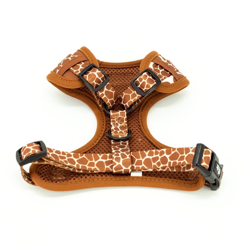 Colete peitoral ajustável Candypet em neoprene anti-puxão para pescoço e peito de cães.