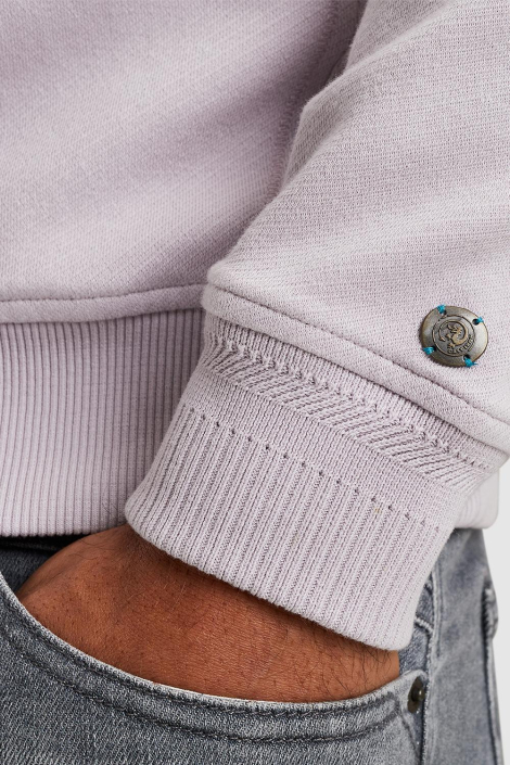 Cast Iron paarse heren sweater